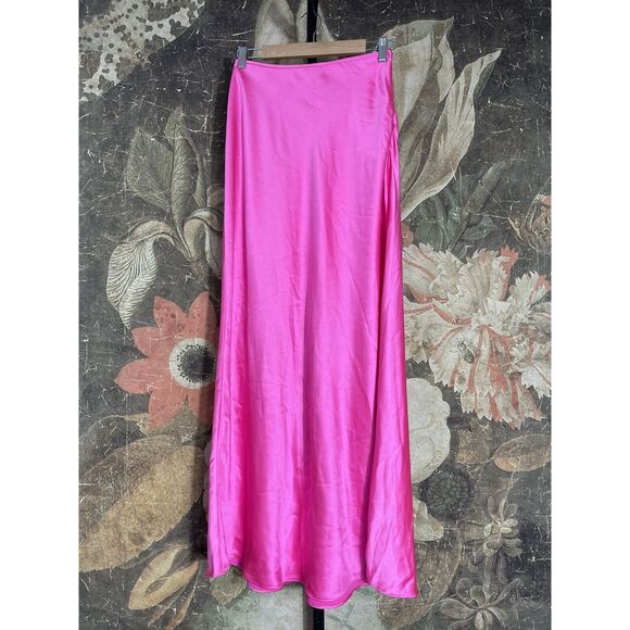 New Free People Silk Maxi Skirt sz 2
